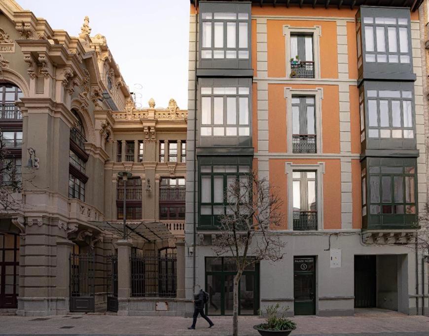 Apartamento Palacio Valdes, Centro Aviles, Con Parking ภายนอก รูปภาพ